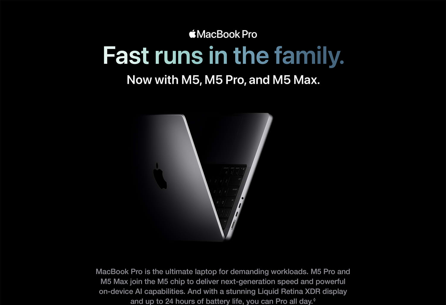 Apple MacBook Pro M5 Pro 16.2-inch 2026