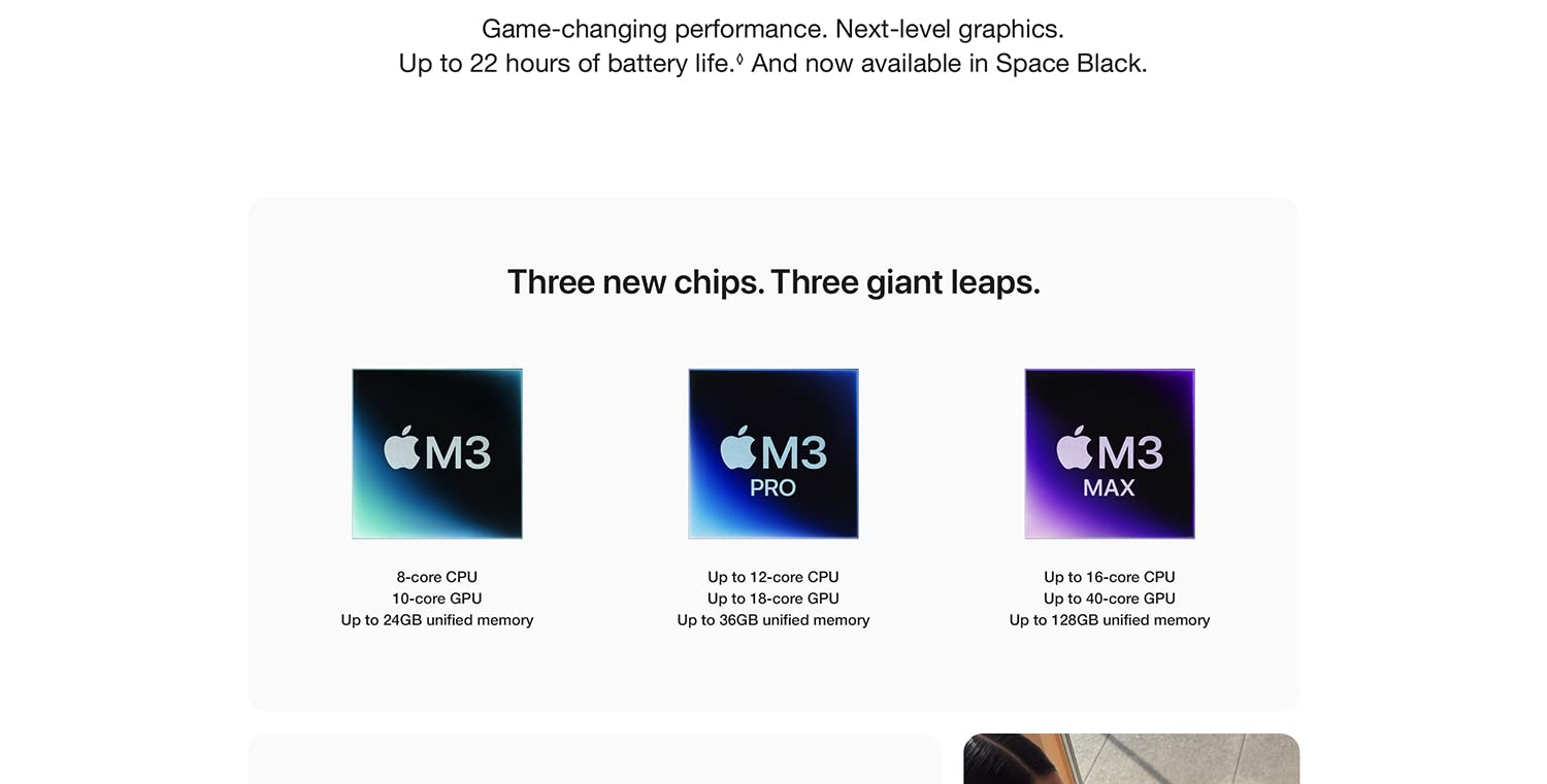 2023 MacBook Pro Laptop M3 chip 14.2-inch Liquid Retina