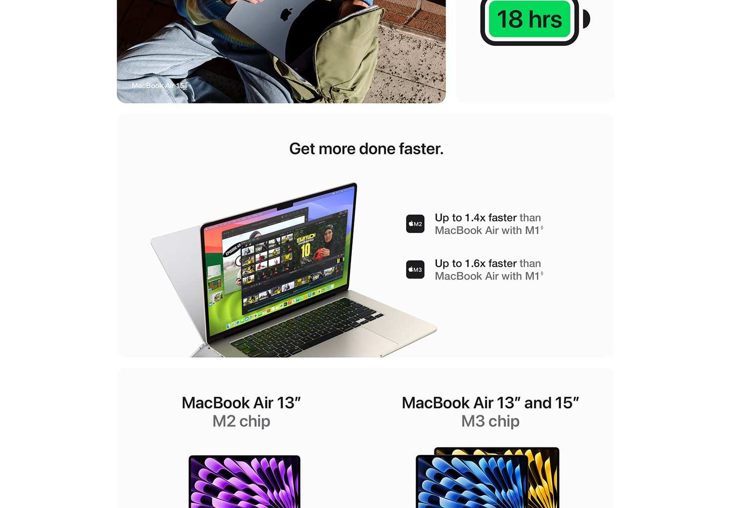 MacBook Air M3 2024 15.3-inch Laptop