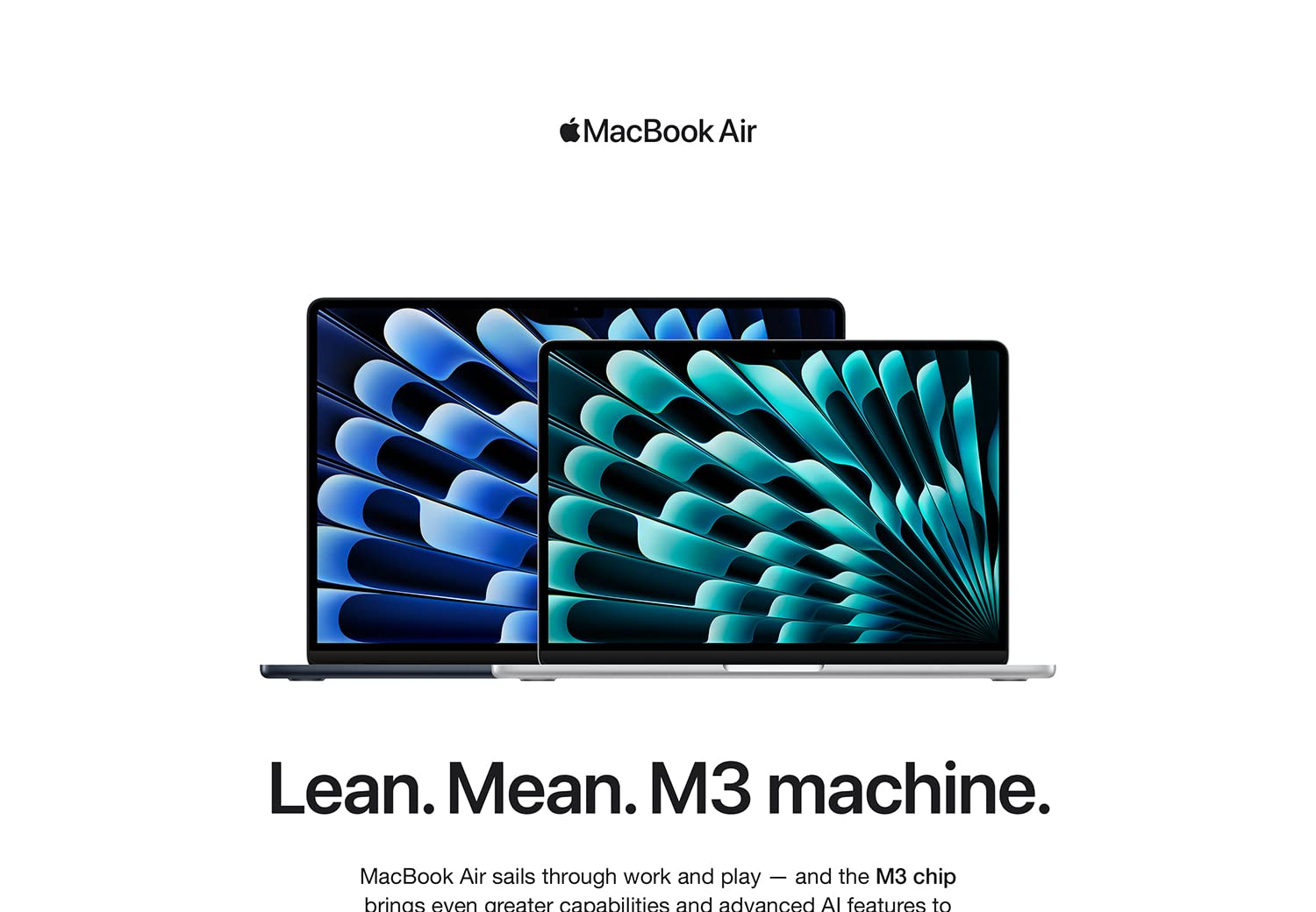 MacBook Air M3 2024 15.3-inch Laptop