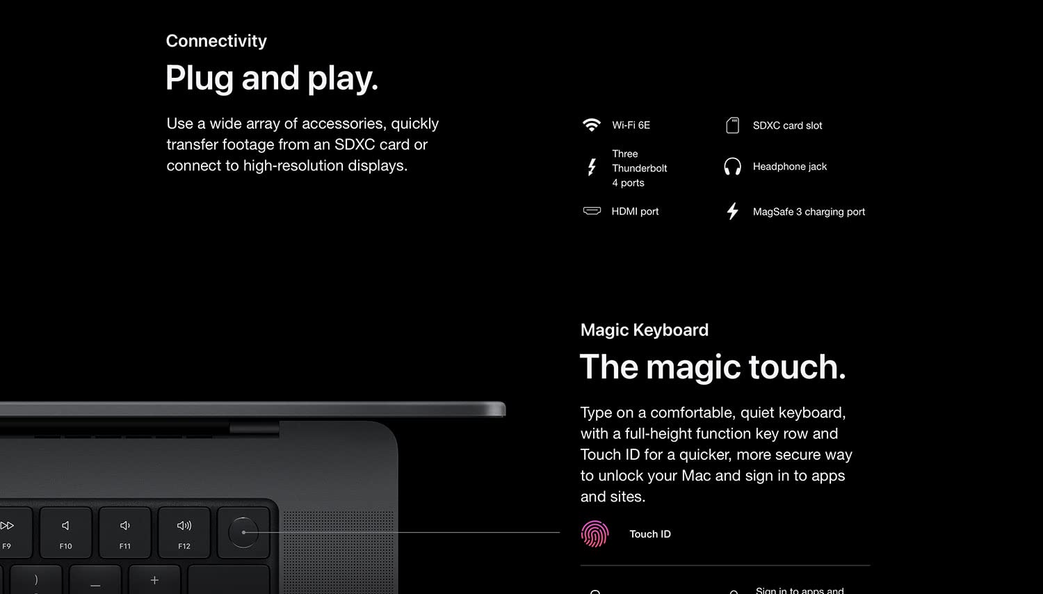 MacBook Pro 14.2 - 2023 with 12‑core CPU and 19‑core GPU