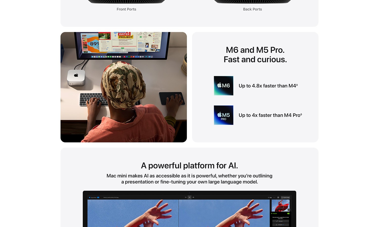 Apple 2026 Mac mini Desktop Computer with M5 Pro chip