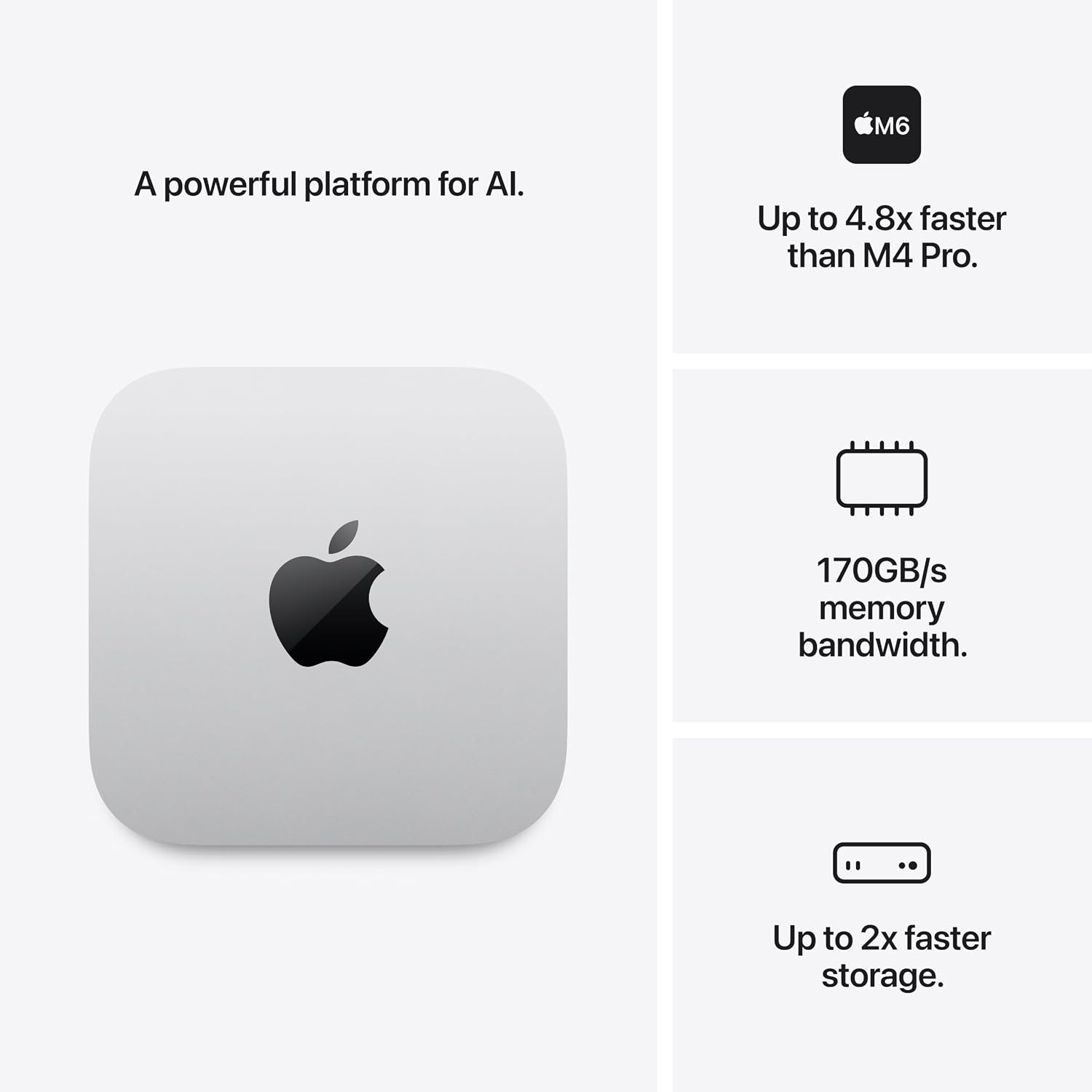 Apple 2026 Mac mini Desktop Computer with M6 chip