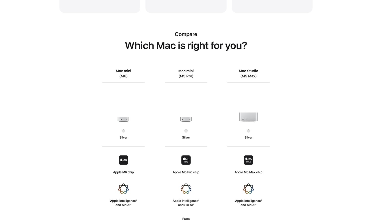 Apple 2026 Mac mini Desktop Computer with M6 chip