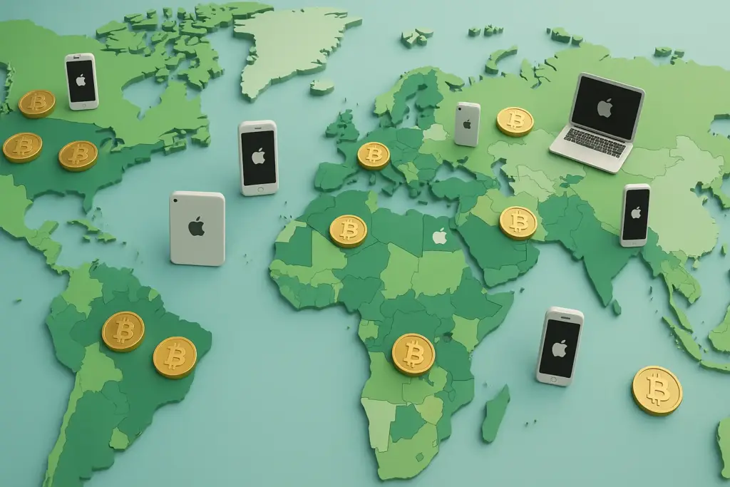 Countries That Use Cryptocurrency: Where Apple Products Cost Less